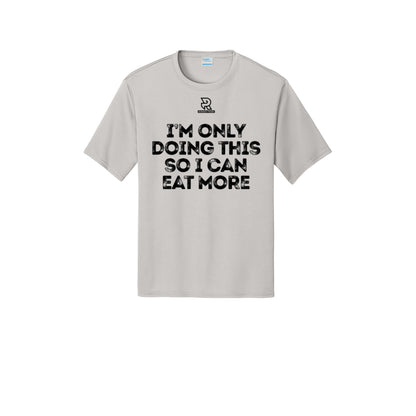 EAT MORE (Black) - Short Sleeve Performance Tee