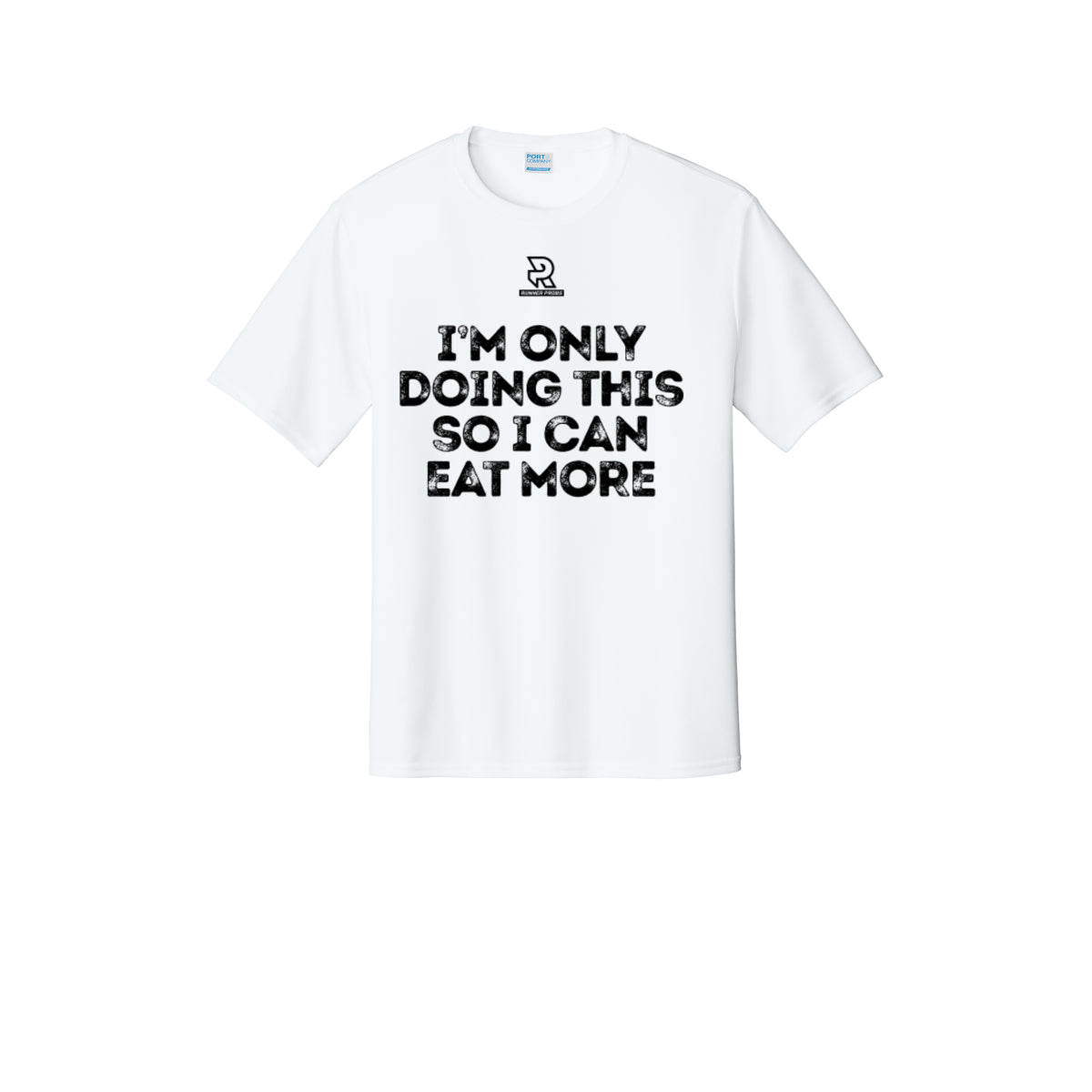 EAT MORE (Black) - Short Sleeve Performance Tee