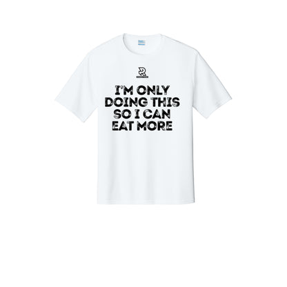 EAT MORE (Black) - Short Sleeve Performance Tee