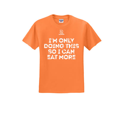 EAT MORE (White) - Short Sleeve 50/50 Tee