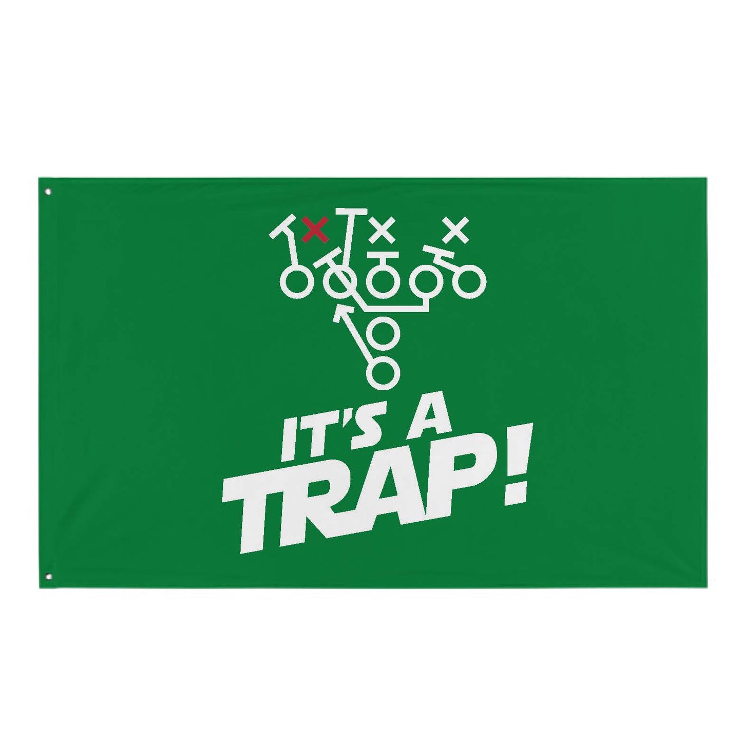 ITS A TRAP! (White) - Flag