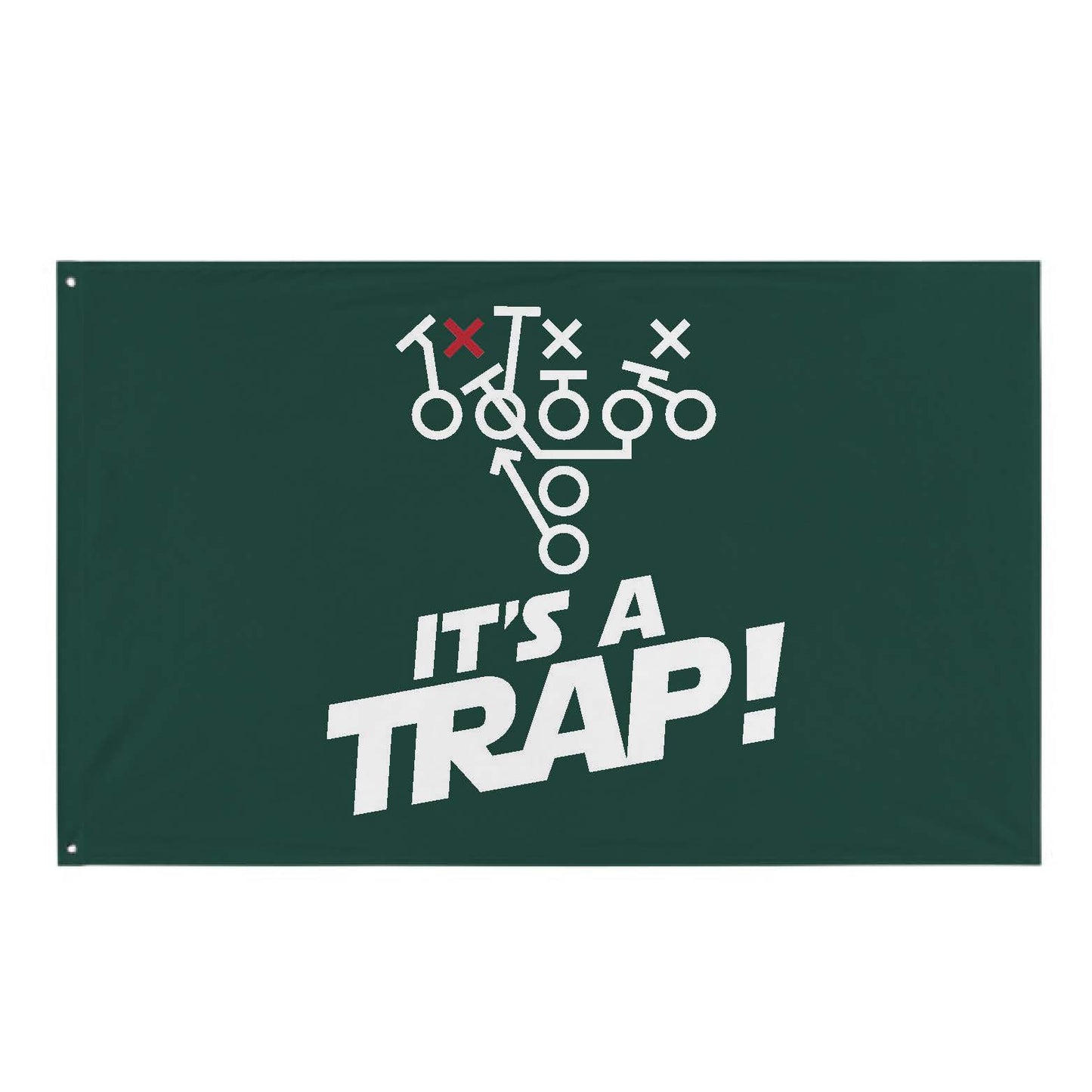 ITS A TRAP! (White) - Flag
