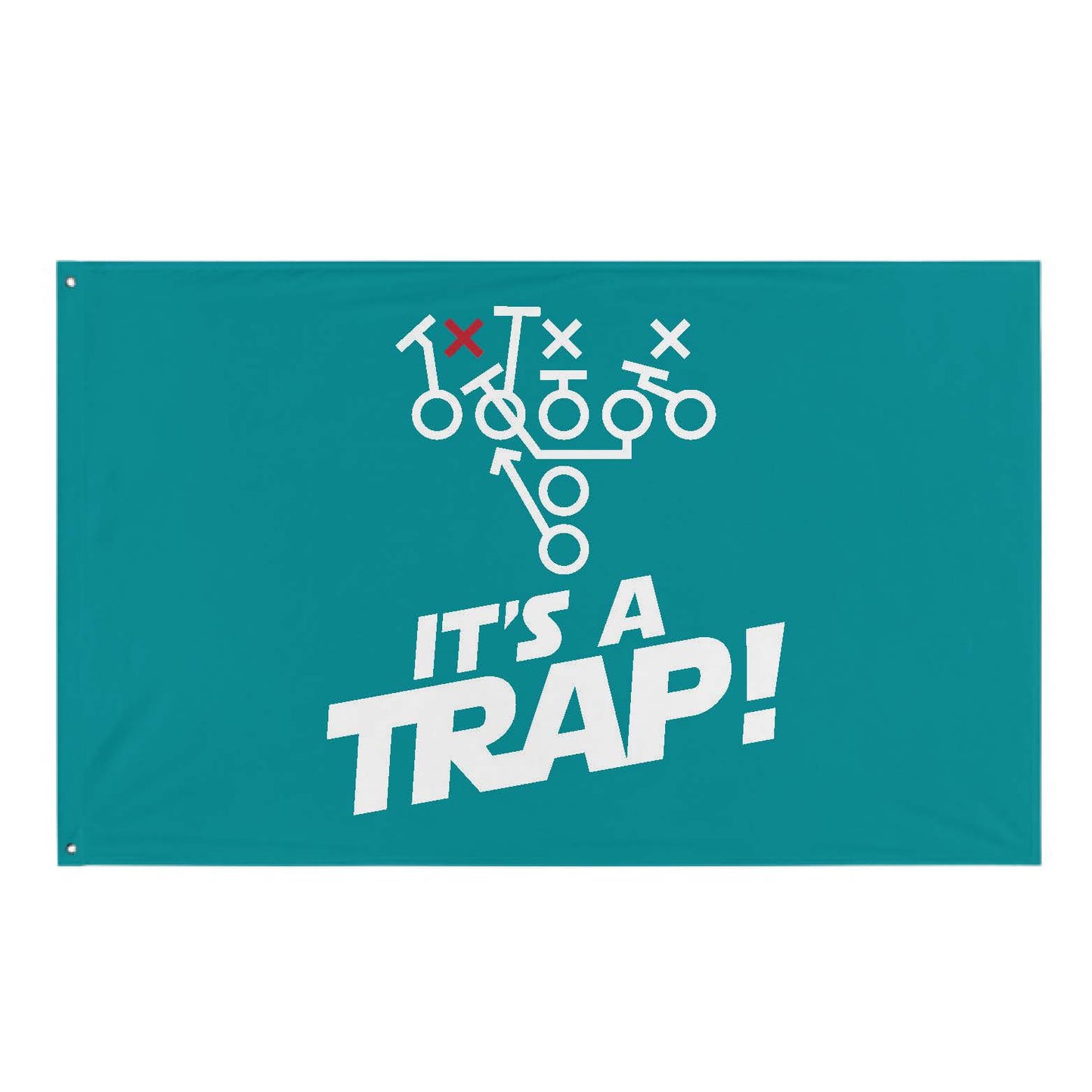 ITS A TRAP! (White) - Flag