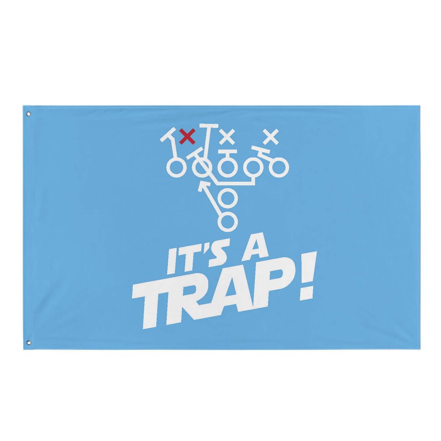 ITS A TRAP! (White) - Flag