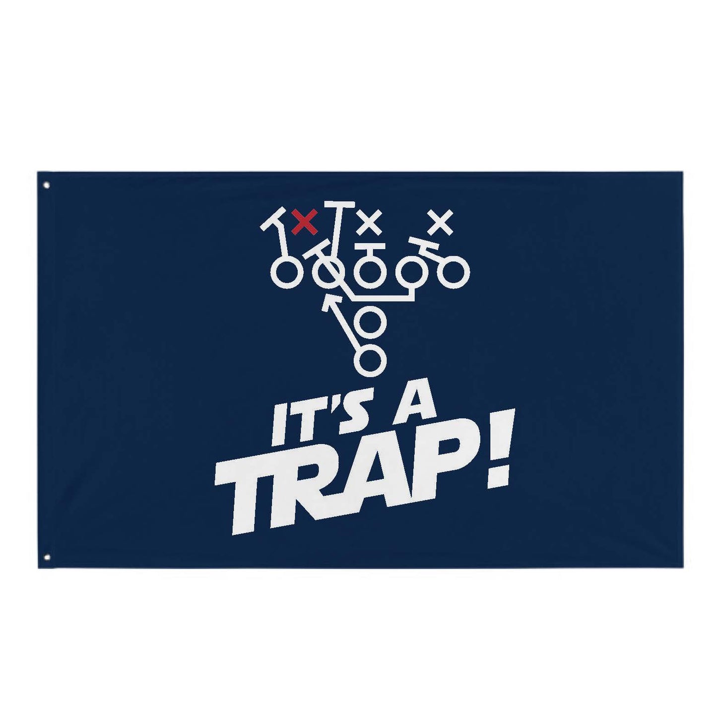 ITS A TRAP! (White) - Flag