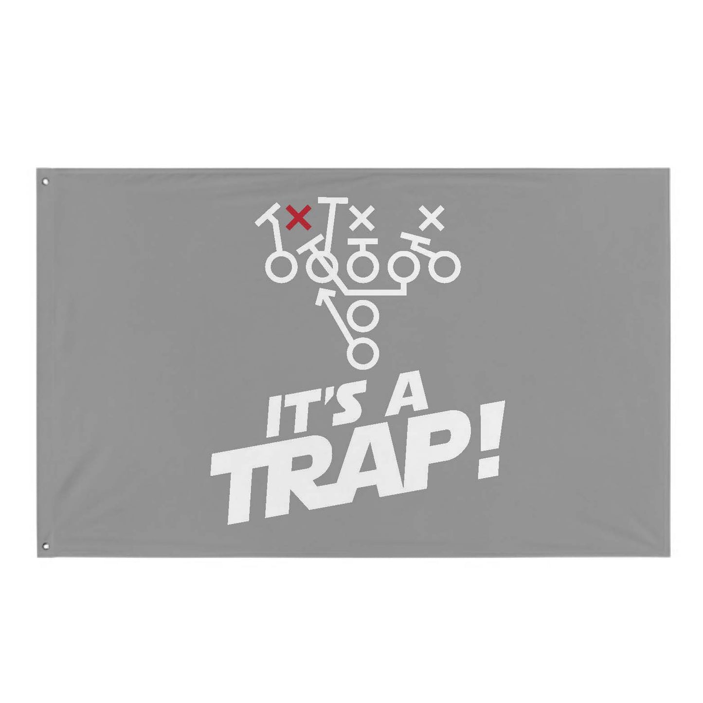 ITS A TRAP! (White) - Flag