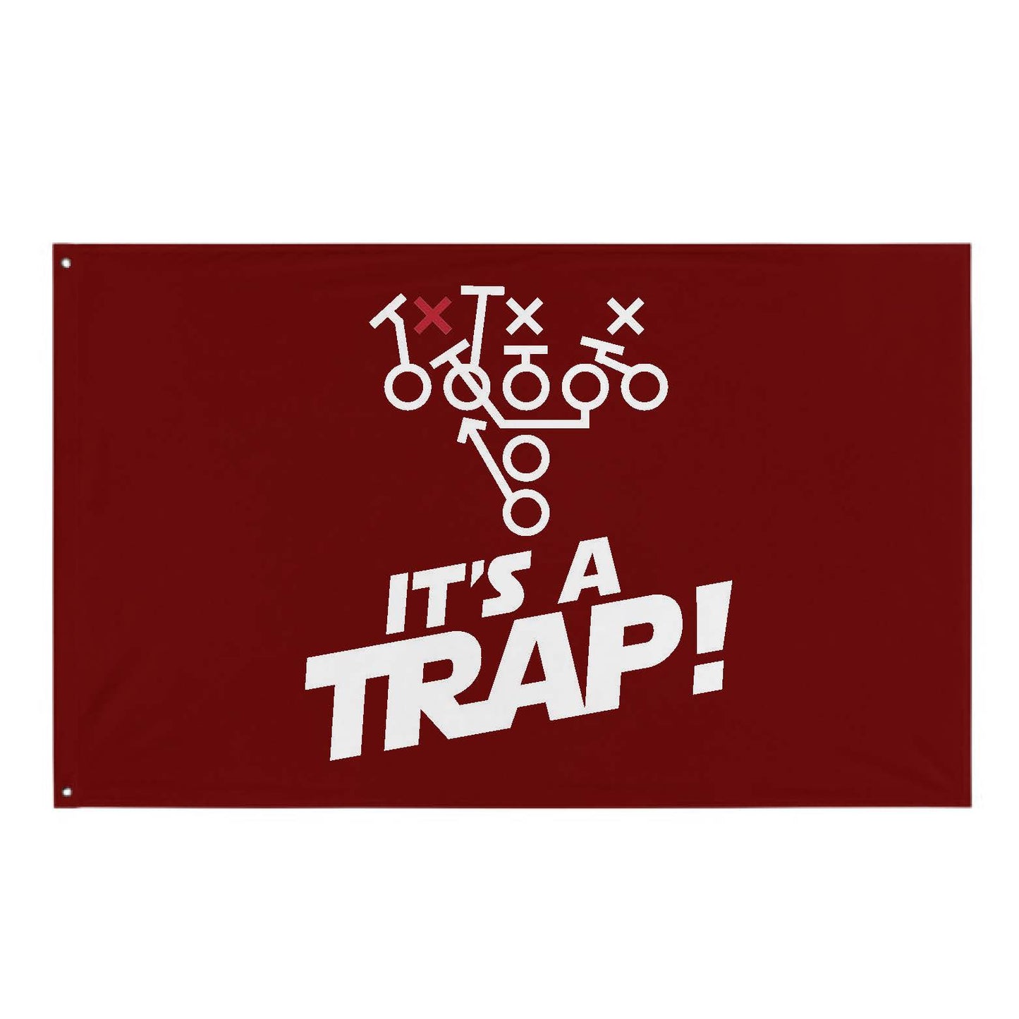ITS A TRAP! (White) - Flag