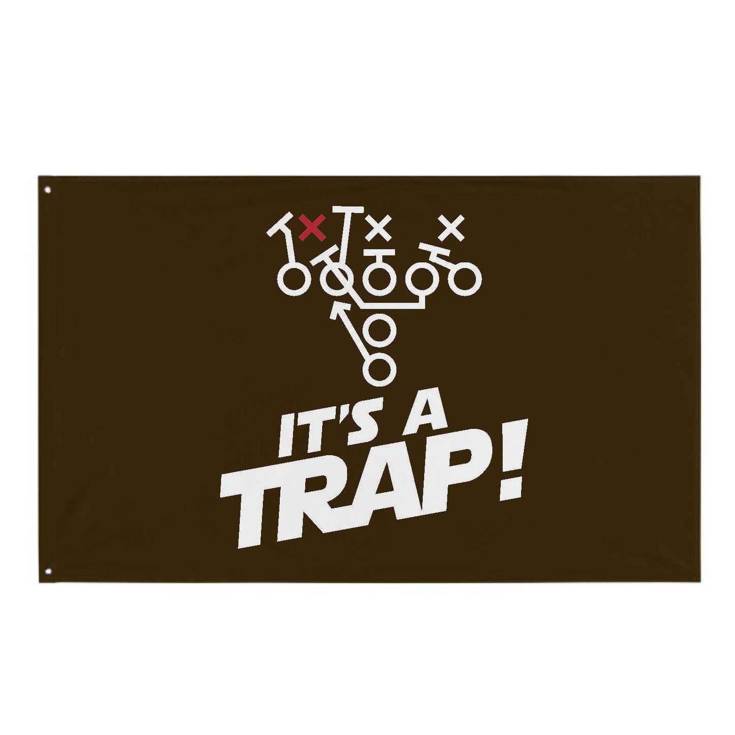 ITS A TRAP! (White) - Flag