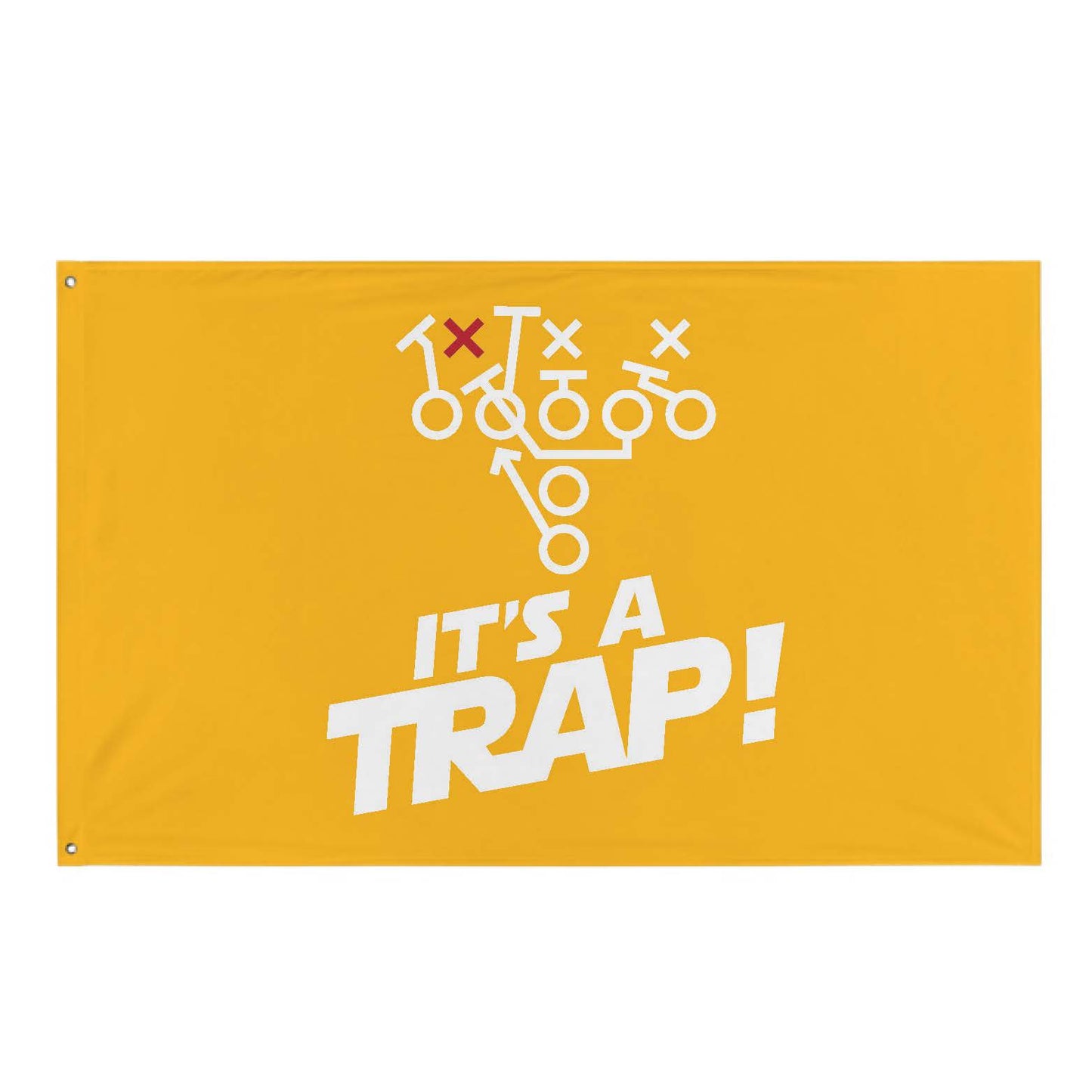 ITS A TRAP! (White) - Flag