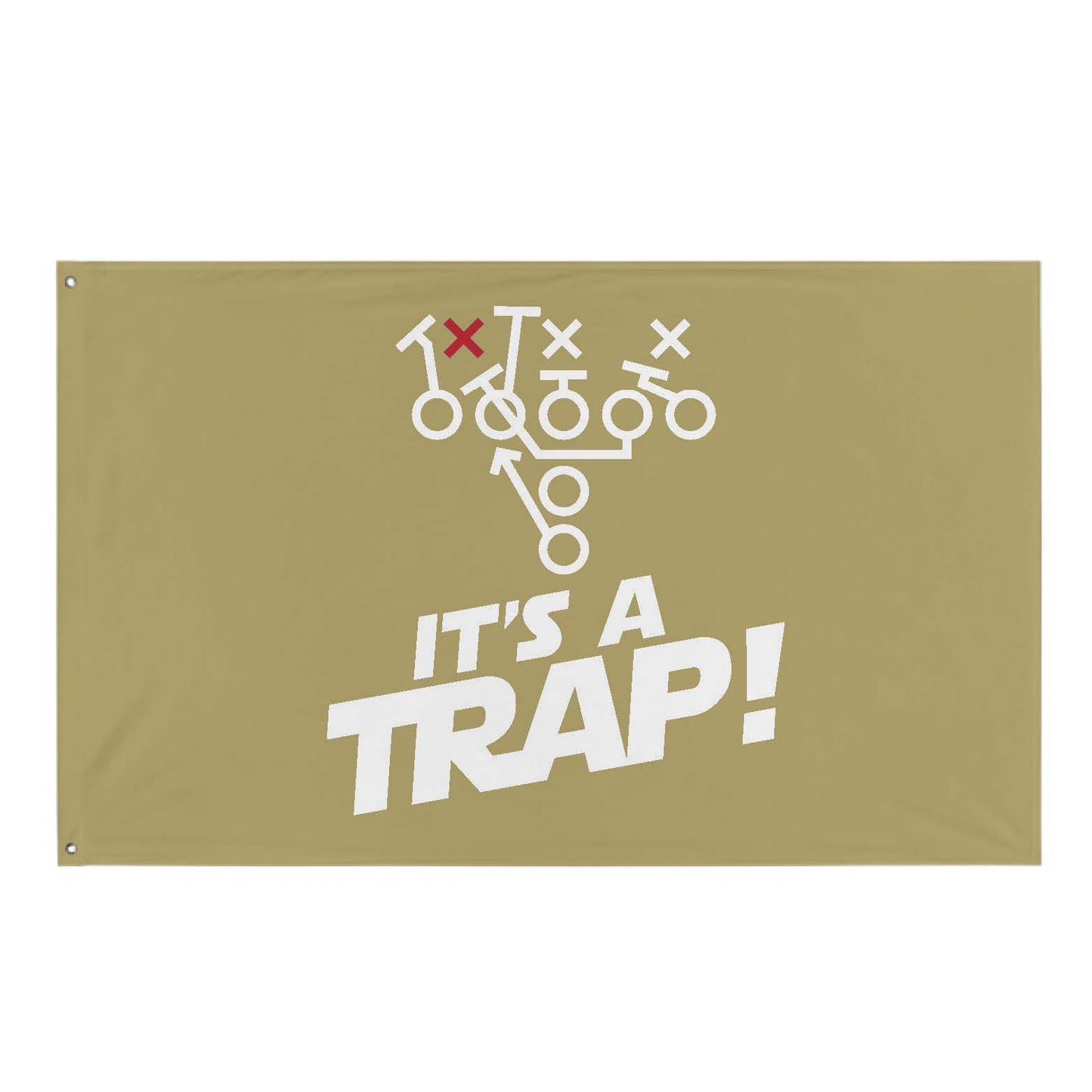 ITS A TRAP! (White) - Flag