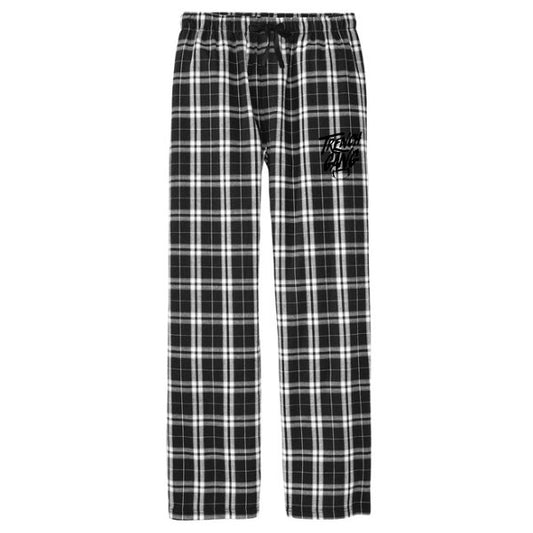 TRENCH GANG (Black) - Flannel Plaid Pant