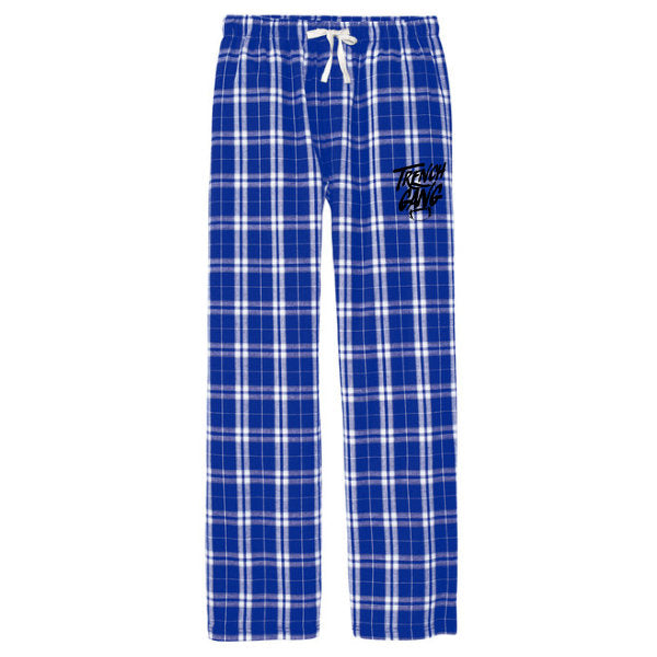 TRENCH GANG (Black) - Flannel Plaid Pant