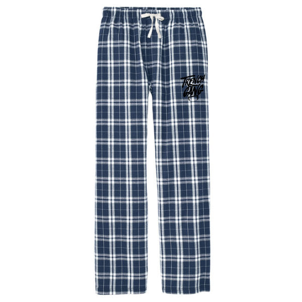 TRENCH GANG (Black) - Flannel Plaid Pant