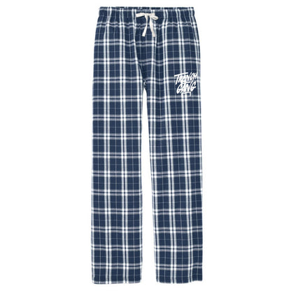 TRENCH GANG (White) - Flannel Plaid Pant