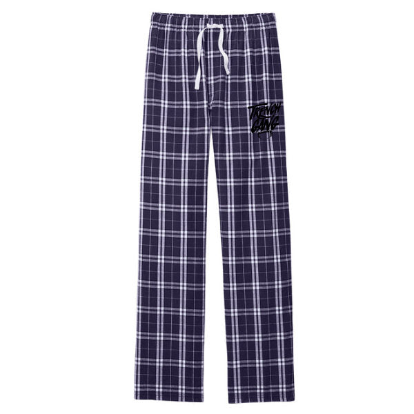 TRENCH GANG (Black) - Flannel Plaid Pant