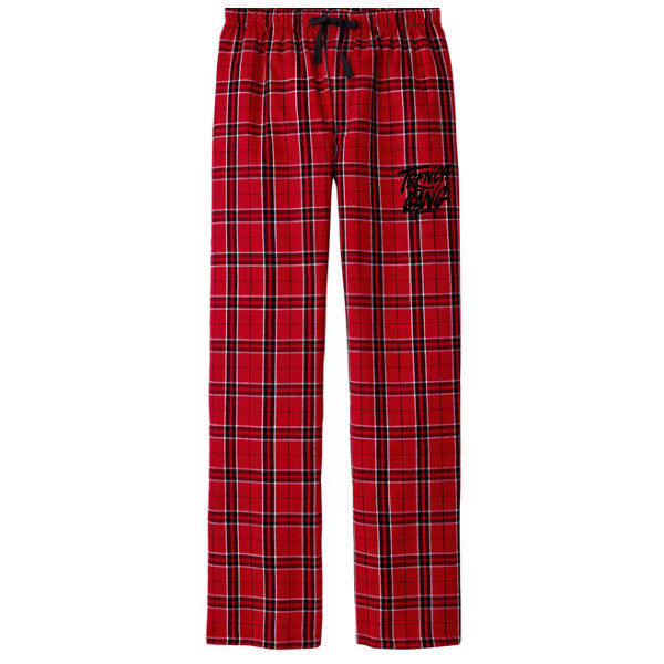 TRENCH GANG (Black) - Flannel Plaid Pant
