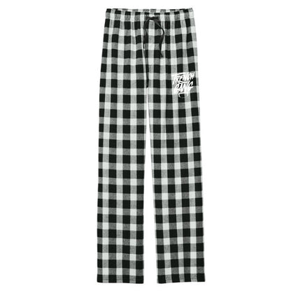 TRENCH GANG (White) - Flannel Plaid Pant