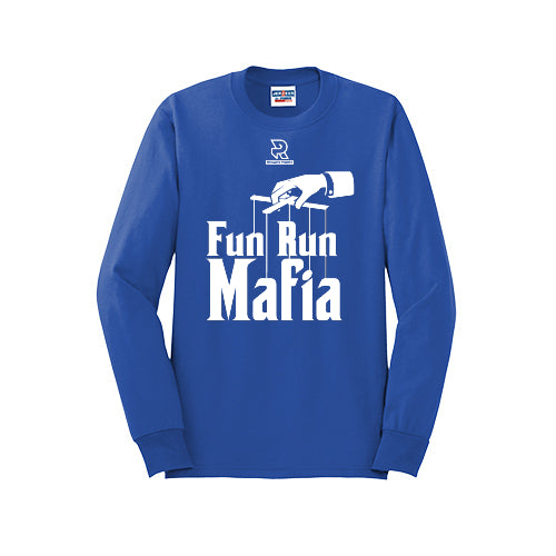 FUN RUN MAFIA(White) - Long Sleeve 50/50 Tee