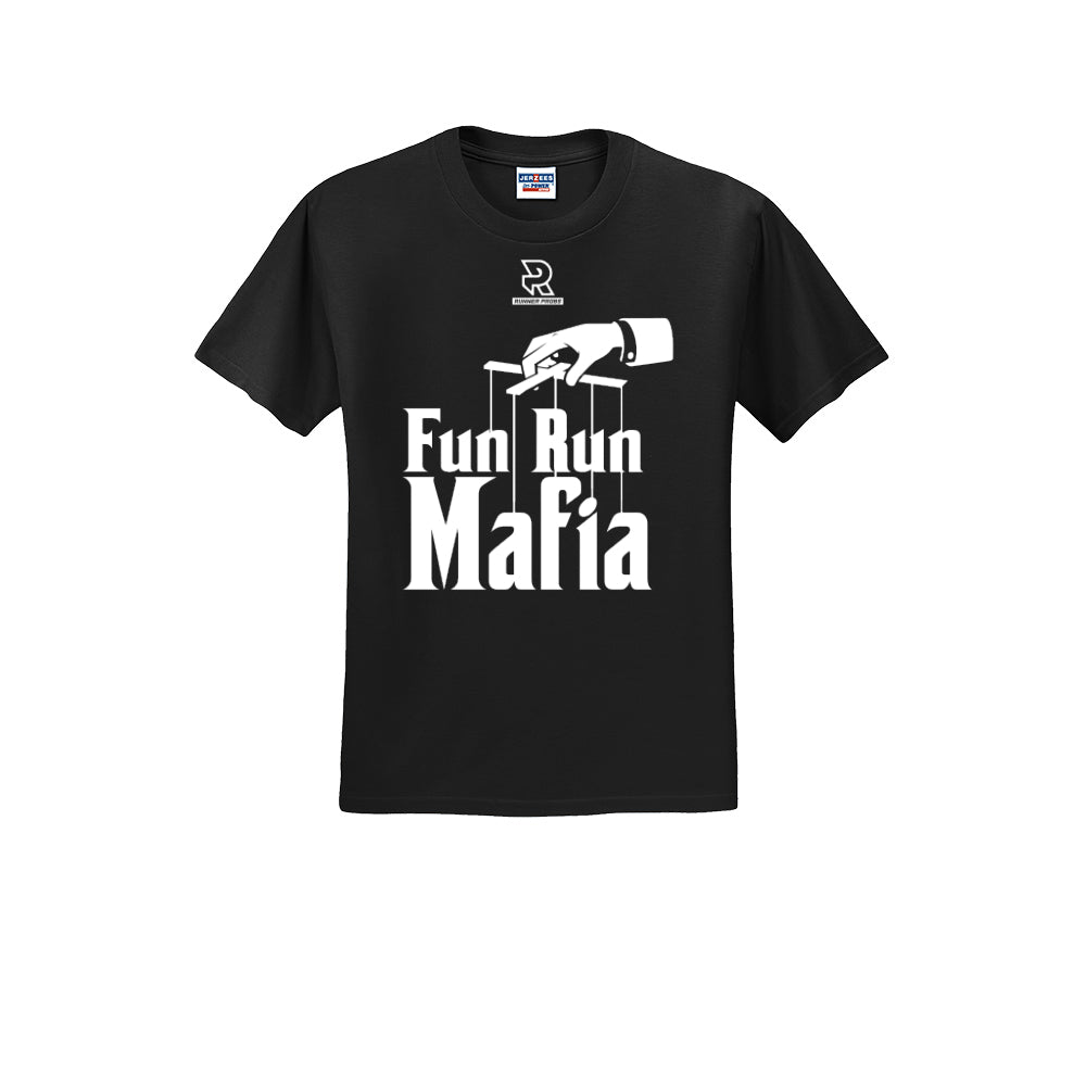 FUN RUN MAFIA(White) - Short Sleeve Cotton Tee