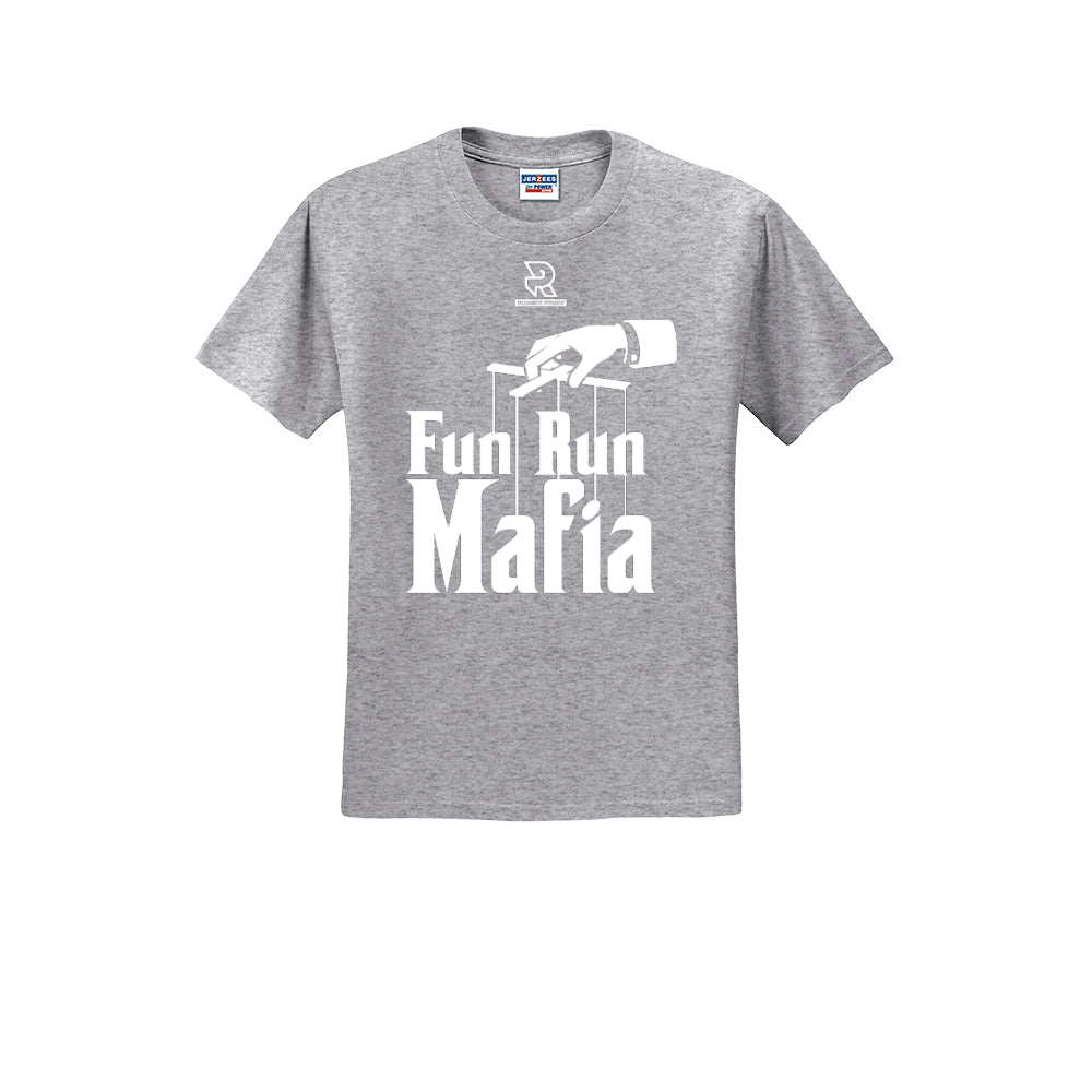 FUN RUN MAFIA(White) - Short Sleeve Cotton Tee
