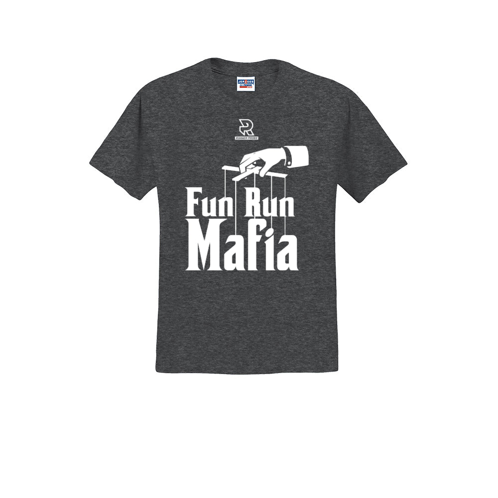 FUN RUN MAFIA(White) - Short Sleeve Cotton Tee