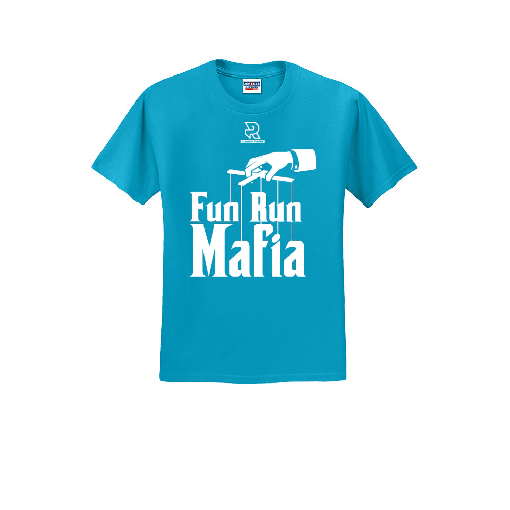 FUN RUN MAFIA(White) - Short Sleeve Cotton Tee