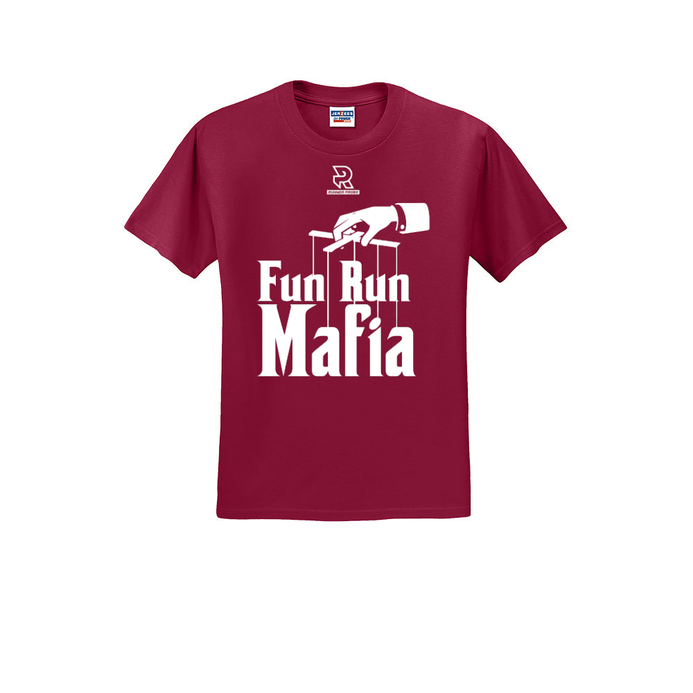 FUN RUN MAFIA(White) - Short Sleeve Cotton Tee