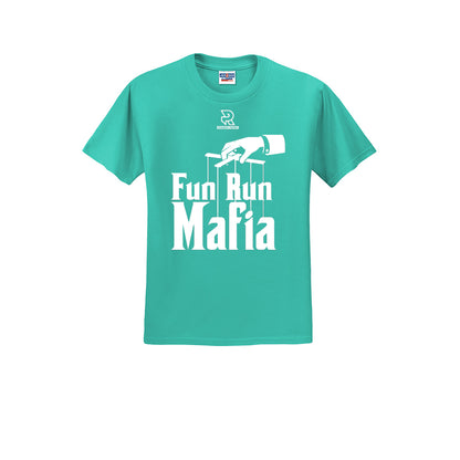 FUN RUN MAFIA(White) - Short Sleeve Cotton Tee