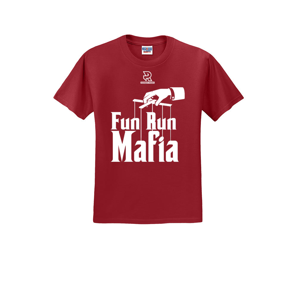 FUN RUN MAFIA(White) - Short Sleeve Cotton Tee