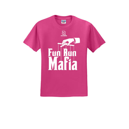 FUN RUN MAFIA(White) - Short Sleeve Cotton Tee