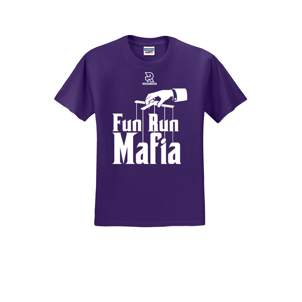 FUN RUN MAFIA(White) - Short Sleeve Cotton Tee