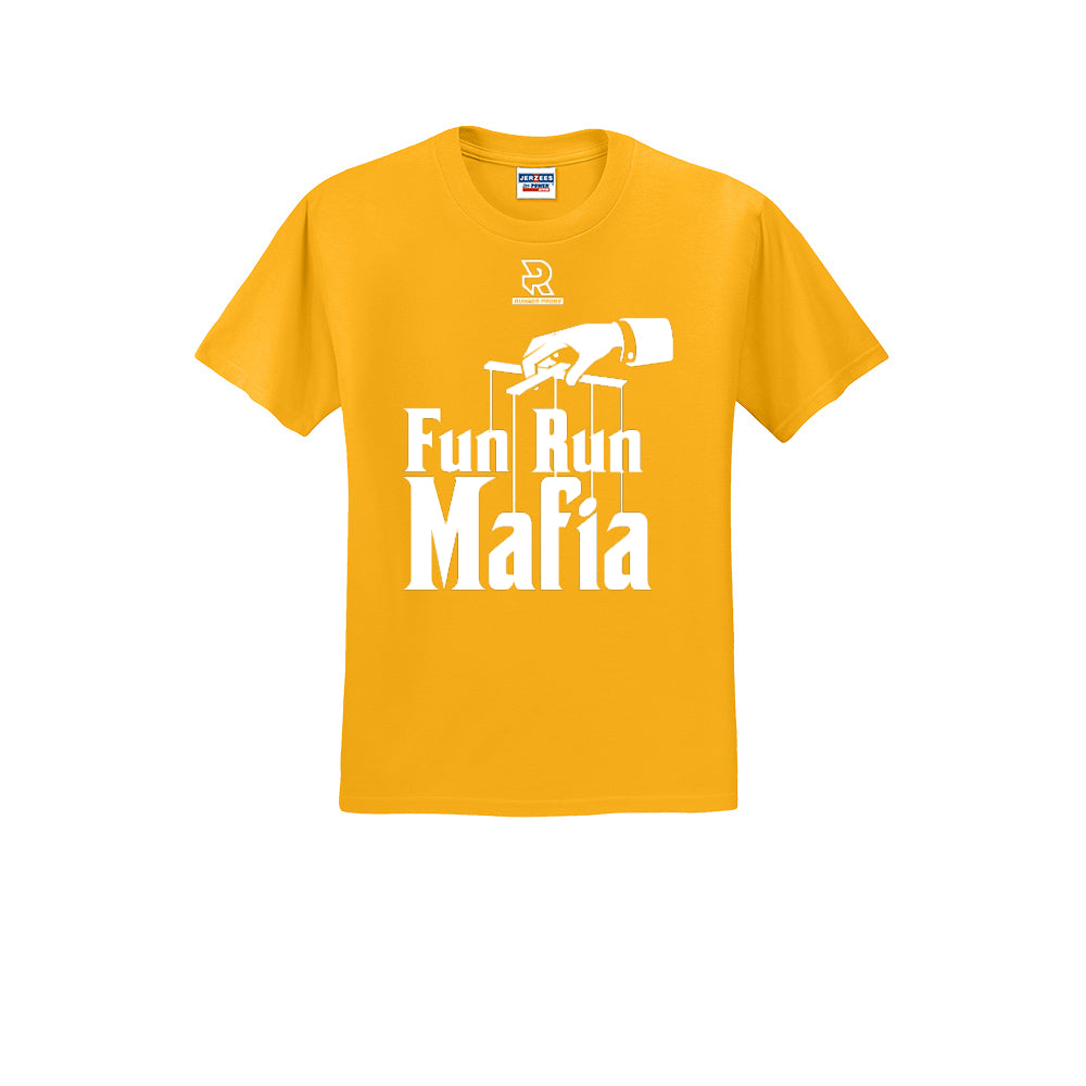 FUN RUN MAFIA(White) - Short Sleeve Cotton Tee
