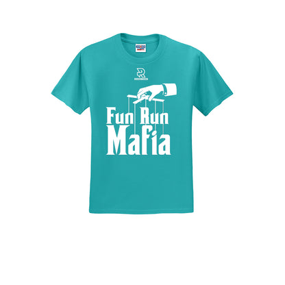 FUN RUN MAFIA(White) - Short Sleeve Cotton Tee