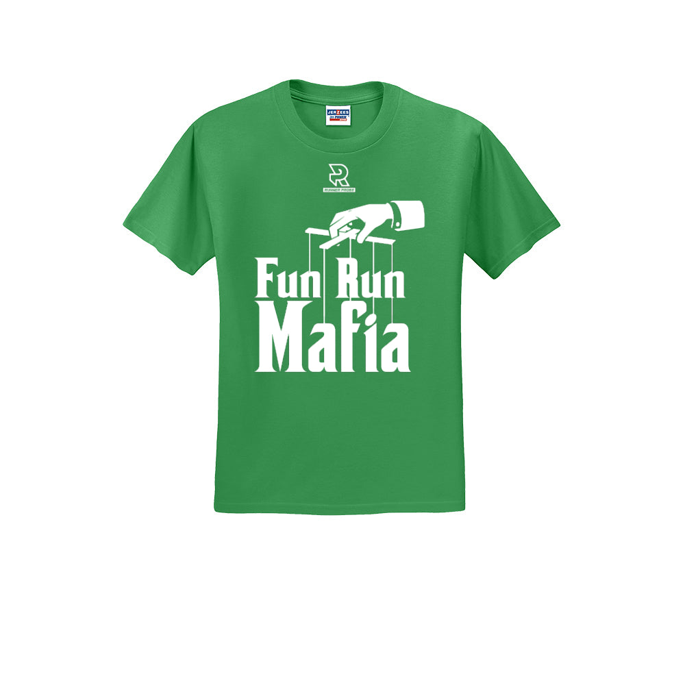FUN RUN MAFIA(White) - Short Sleeve Cotton Tee