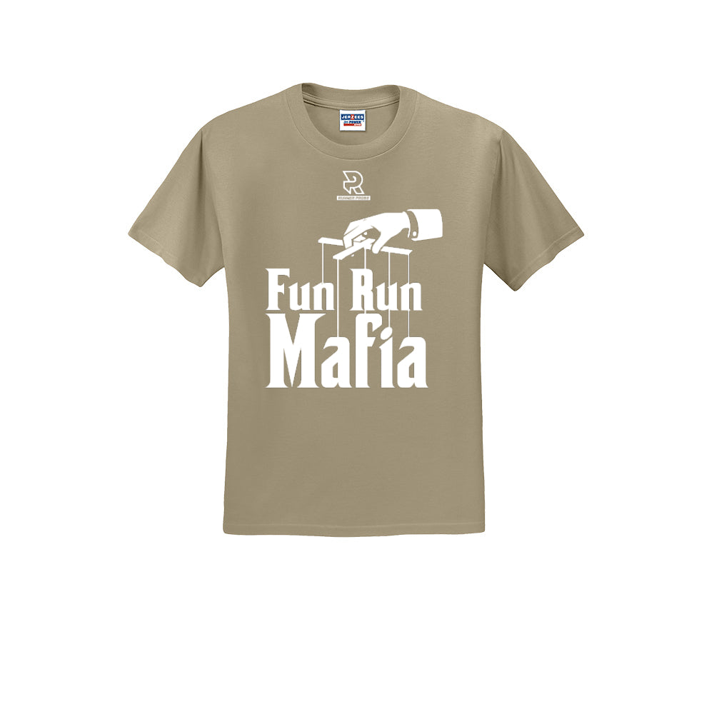 FUN RUN MAFIA(White) - Short Sleeve Cotton Tee