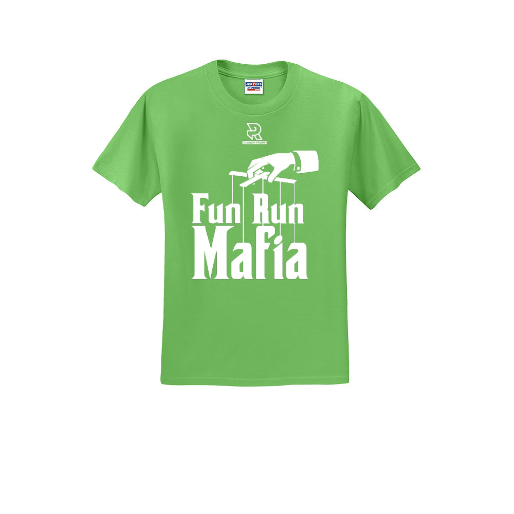FUN RUN MAFIA(White) - Short Sleeve Cotton Tee