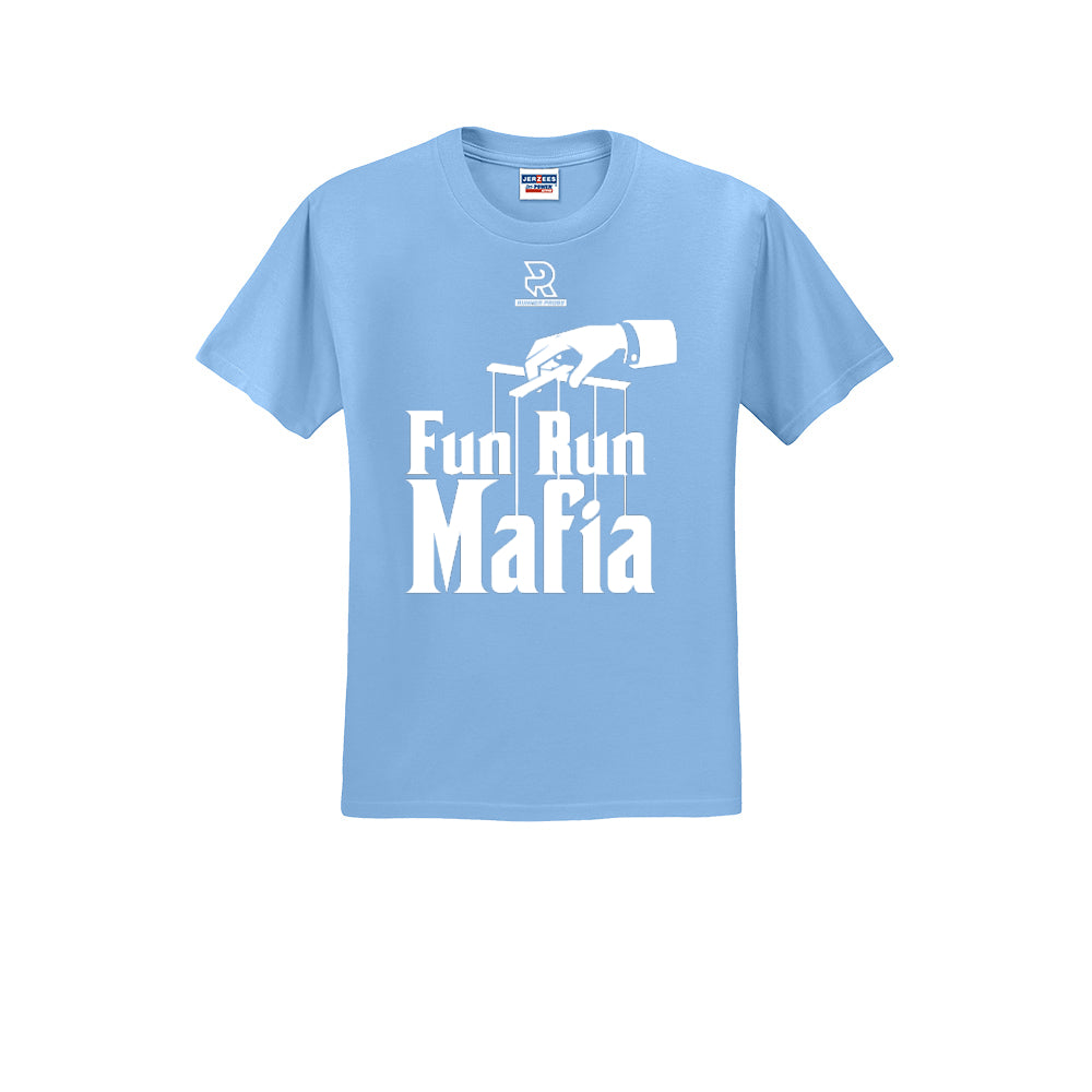 FUN RUN MAFIA(White) - Short Sleeve Cotton Tee