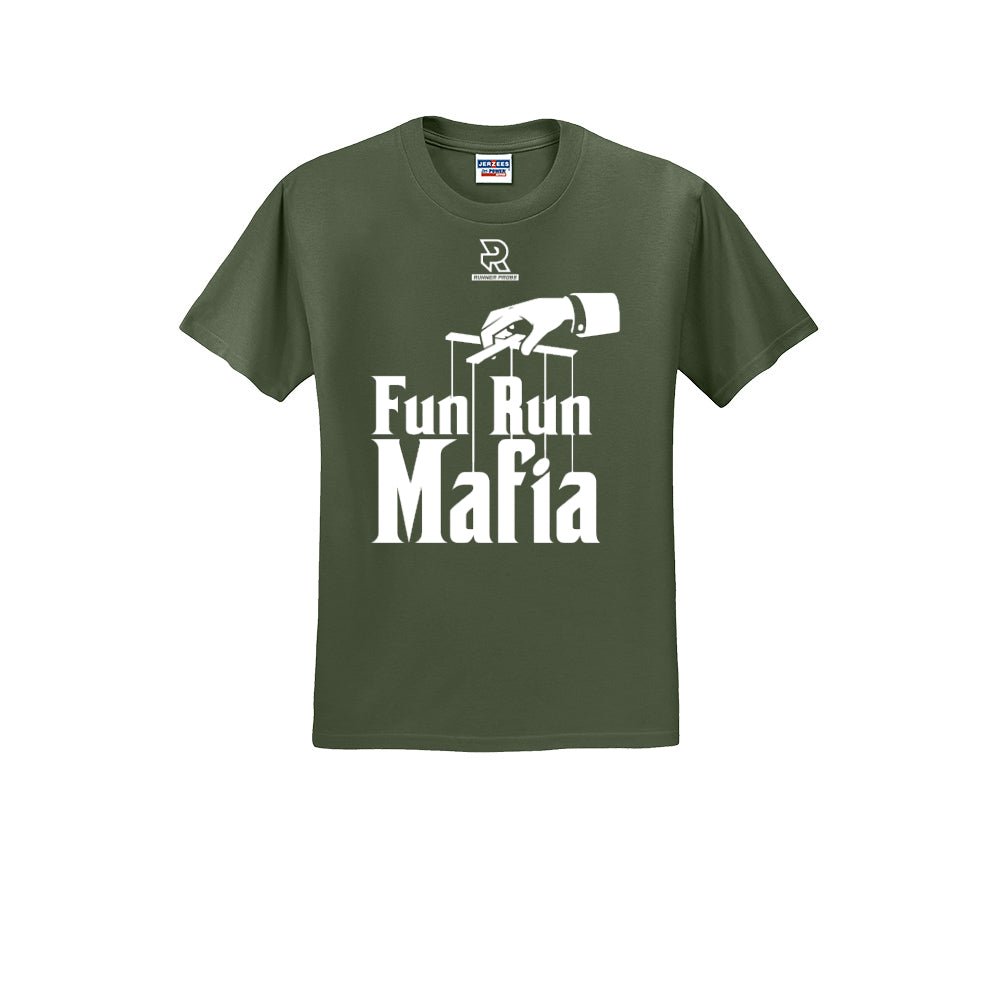 FUN RUN MAFIA(White) - Short Sleeve Cotton Tee