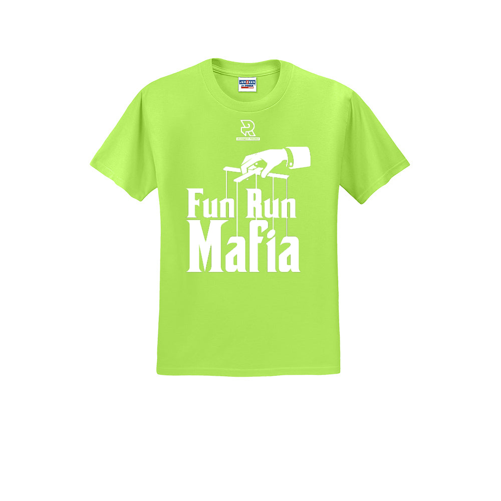 FUN RUN MAFIA(White) - Short Sleeve Cotton Tee