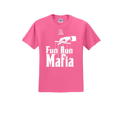 FUN RUN MAFIA(White) - Short Sleeve Cotton Tee