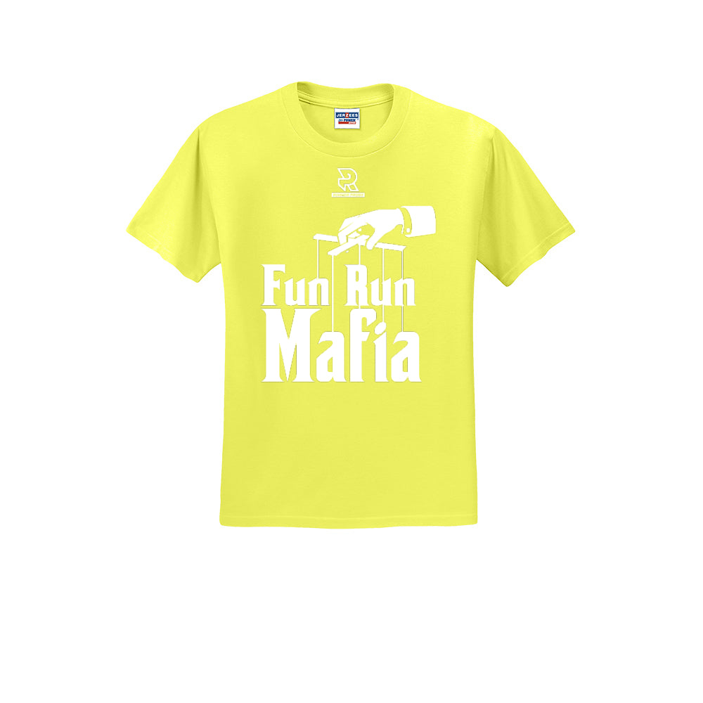 FUN RUN MAFIA(White) - Short Sleeve Cotton Tee