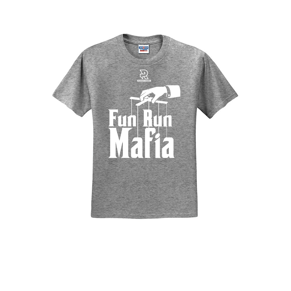 FUN RUN MAFIA(White) - Short Sleeve Cotton Tee