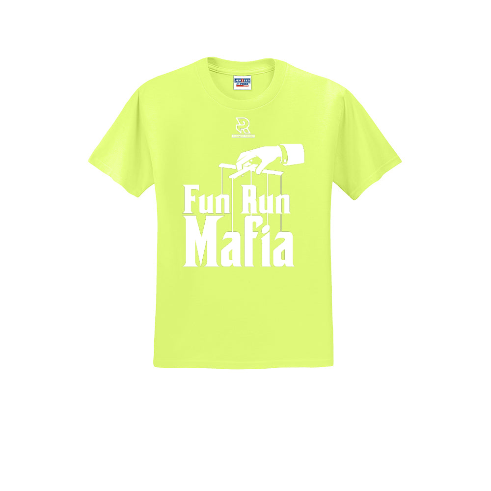 FUN RUN MAFIA(White) - Short Sleeve Cotton Tee