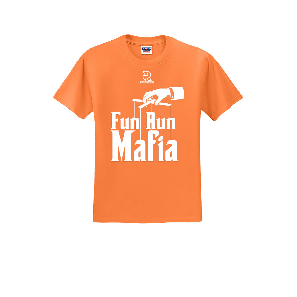 FUN RUN MAFIA(White) - Short Sleeve Cotton Tee