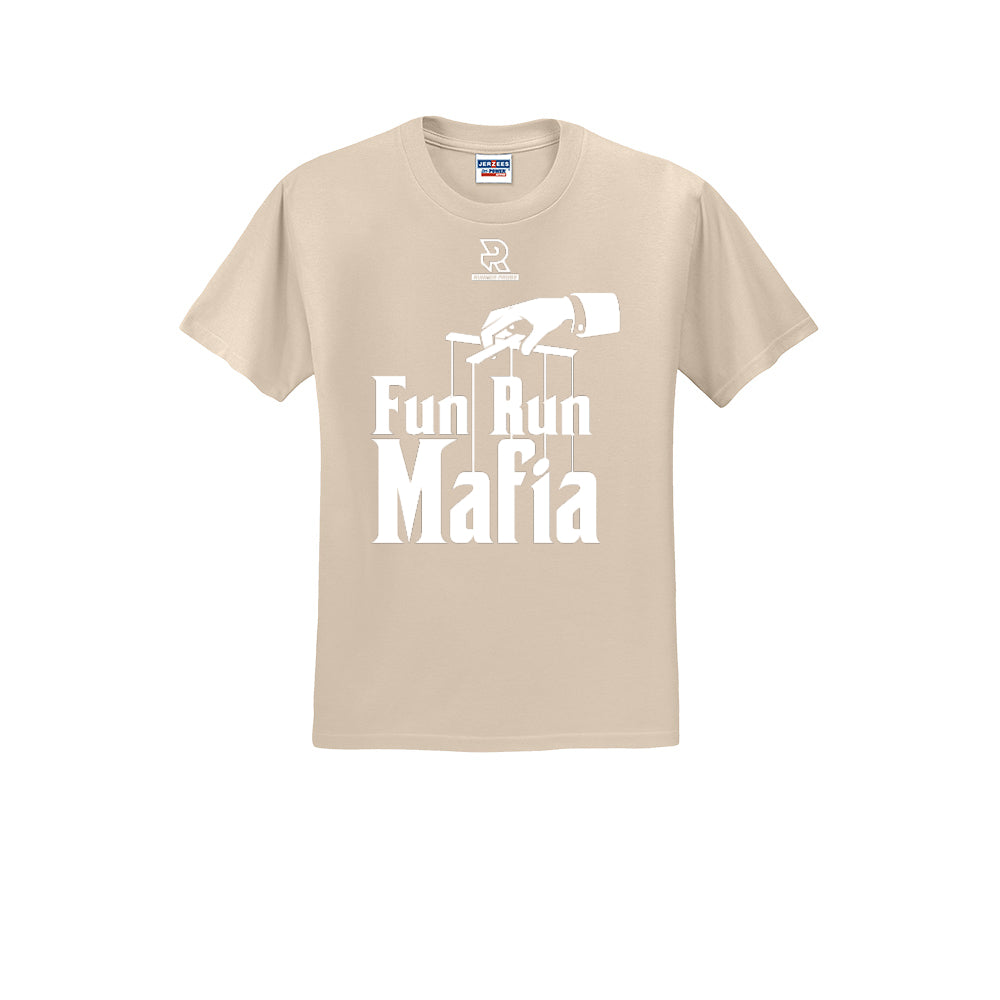 FUN RUN MAFIA(White) - Short Sleeve Cotton Tee
