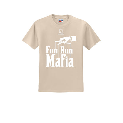 FUN RUN MAFIA(White) - Short Sleeve Cotton Tee