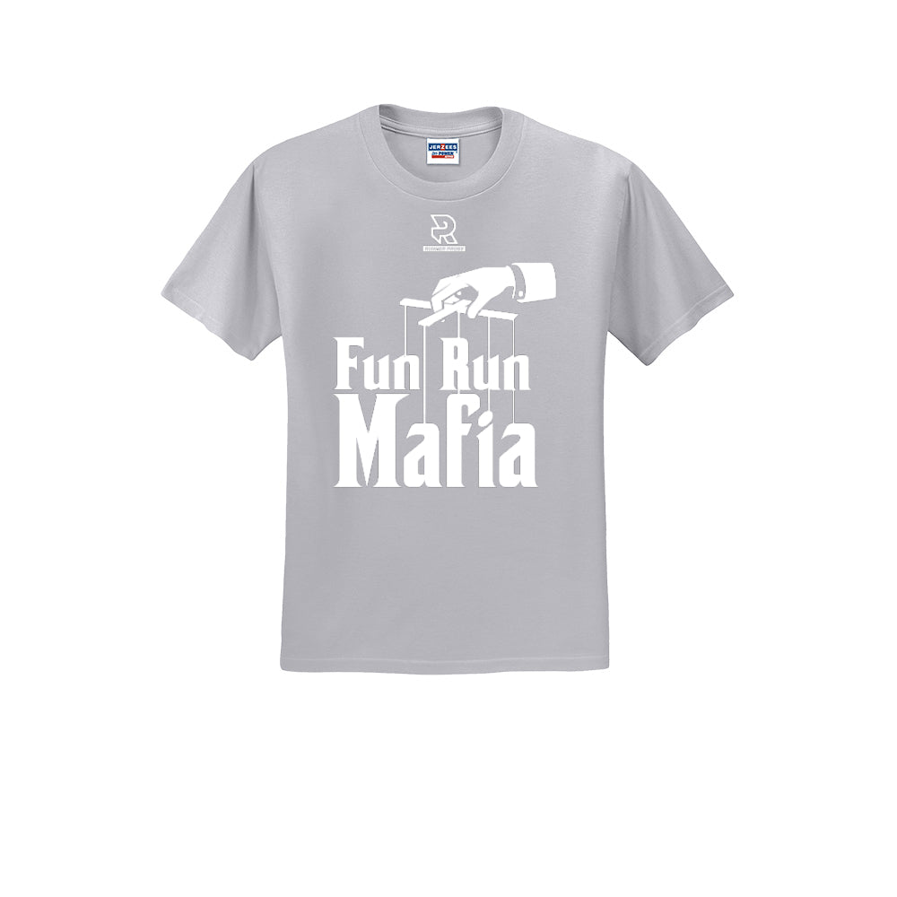 FUN RUN MAFIA(White) - Short Sleeve Cotton Tee