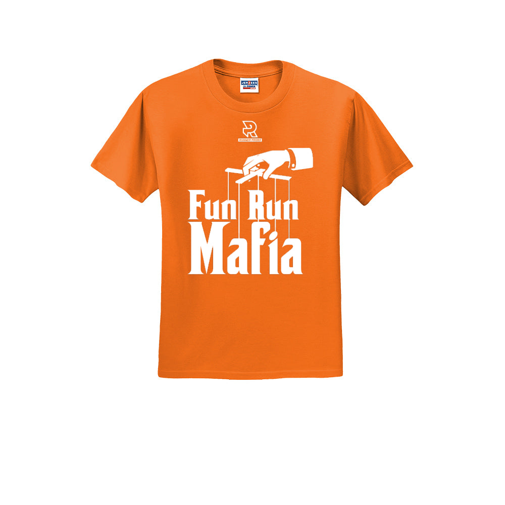 FUN RUN MAFIA(White) - Short Sleeve Cotton Tee