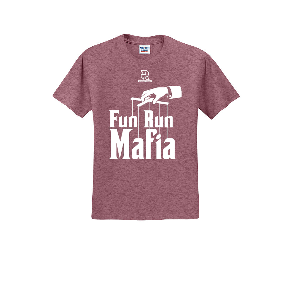 FUN RUN MAFIA(White) - Short Sleeve Cotton Tee