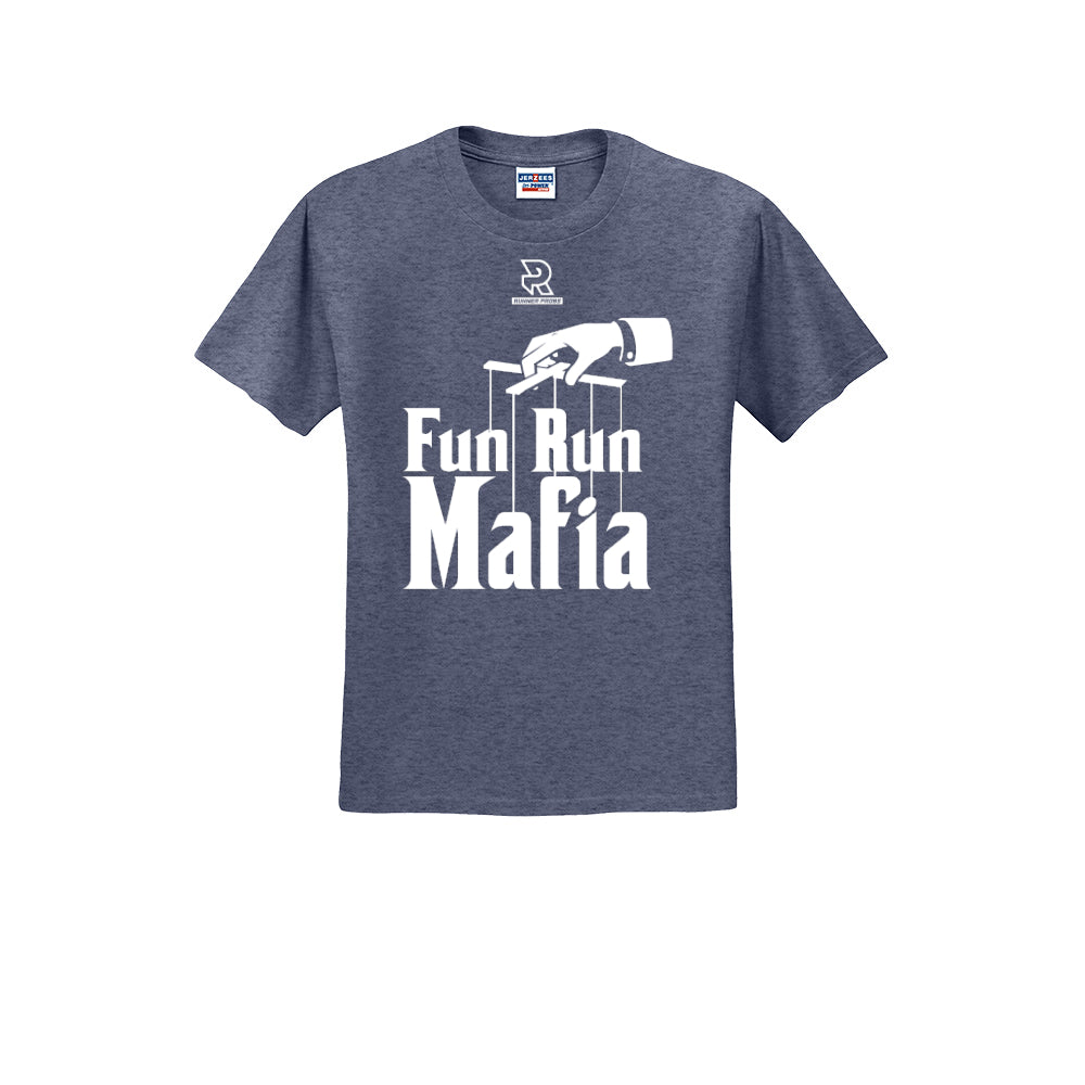 FUN RUN MAFIA(White) - Short Sleeve Cotton Tee